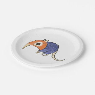 Elephant Shrew Paper Plates