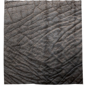 Elephant skin texture pachyderm shower curtain