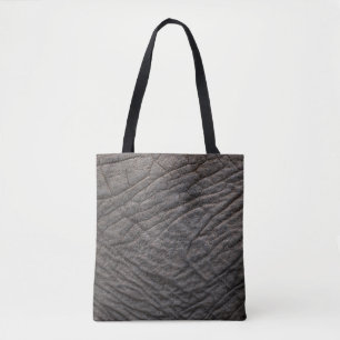 Elephant skin texture pachyderm tote bag