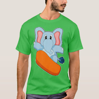 Elephant Snowboard Winter sports 2 T-Shirt