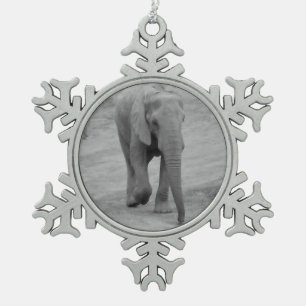 Elephant Snowflake Ornament