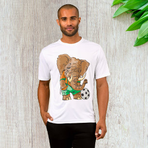Elephant Soccer Player Funny Sports Animal  T-Shirt