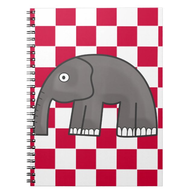 elephant spiral notebook (Front)