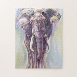 Elephant Spirit Painting - Puzzle