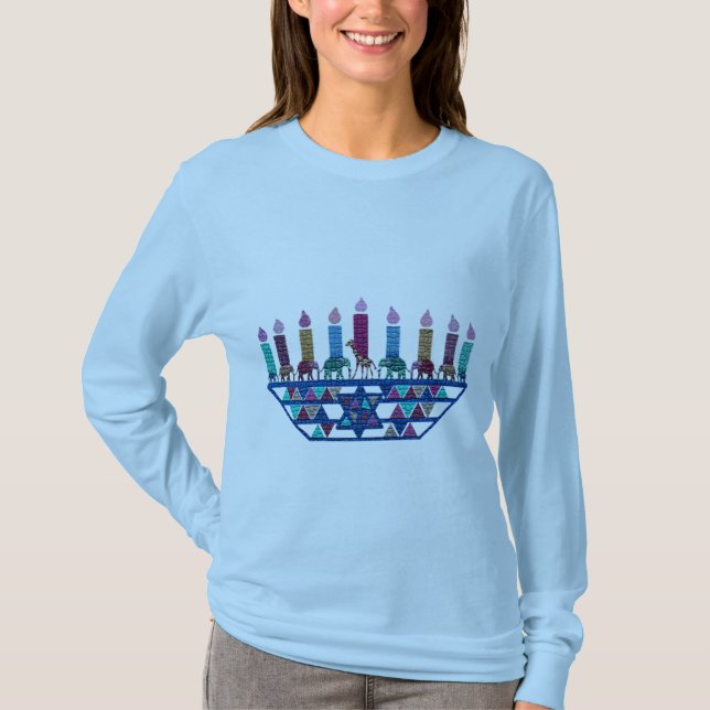 Elephant Star Menorah Shirts (Front)