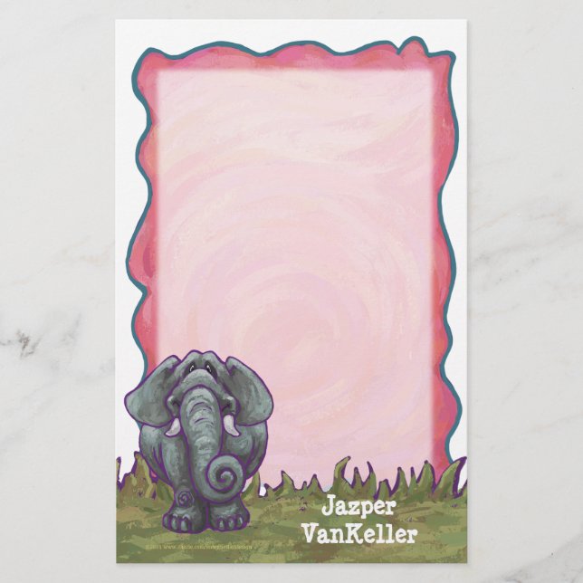 Elephant Stationery (Front)