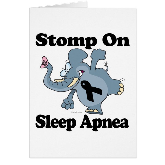 Elephant Stomp On Sleep Apnoea (Front)
