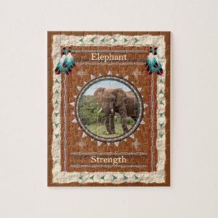 Elephant Strength Energy Jigsaw Puzzle