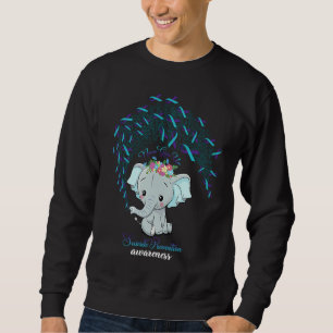elephant suicide prevention warrior awareness men sweatshirt