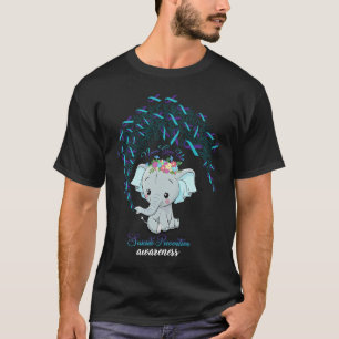 elephant suicide prevention warrior awareness  men T-Shirt