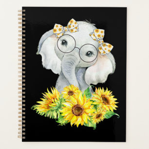Elephant Sunflower Gifts Planner