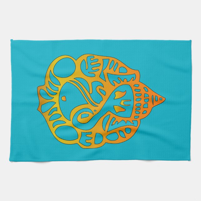 Elephant Tea Towel (Horizontal)