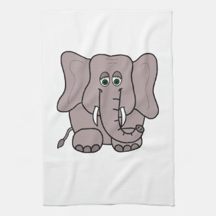 Elephant Tea Towel