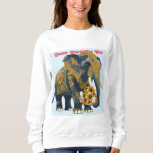 Elephant Thai Pattern Style. Sweatshirt