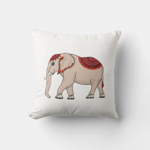 Elephant Thai style. Cushion