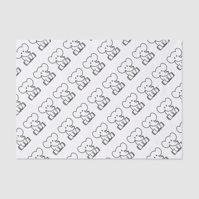 Elephant Tissue Paper (Front)