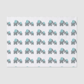 Elephant tissue paper, Mummy and Baby Elephant Paper
