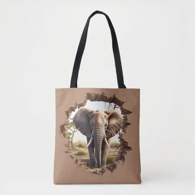 Elephant Tote Bag (Front)