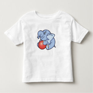 Elephant Toy Blue w/Ball Toddler T-Shirt