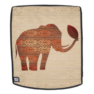 Elephant Tribal Art Design Backpack