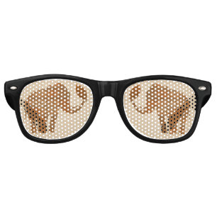 Elephant Tribal Art Design Retro Sunglasses