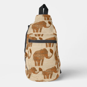 Elephant Tribal Art Design Sling Bag