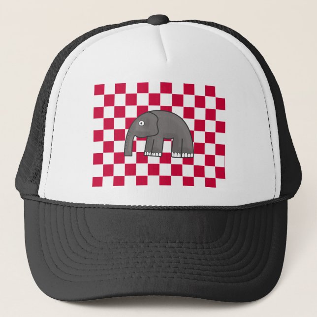elephant trucker hat (Front)