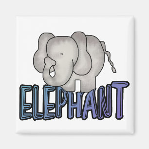 Elephant Tshirts and Gifts Magnet