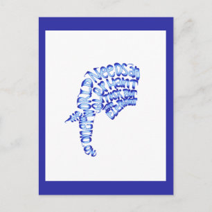 Elephant Tusks Postcard