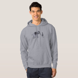 Elephant Upgrade men gray hooded sweatshirt