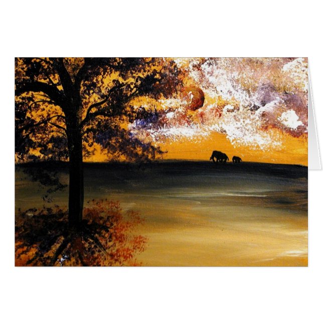 Elephant Walk Cards (Front Horizontal)