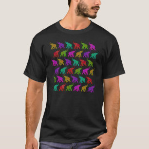 Elephant Walk pattern tiles design T-Shirt