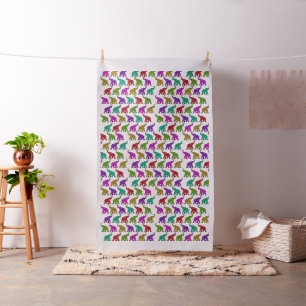 Elephant Walk pattern tiles design + your backgr. Fabric