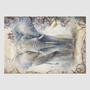 Elephant Watercolor Tissue Paper