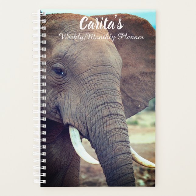 Elephant Weekly/Monthly Planner (Front)