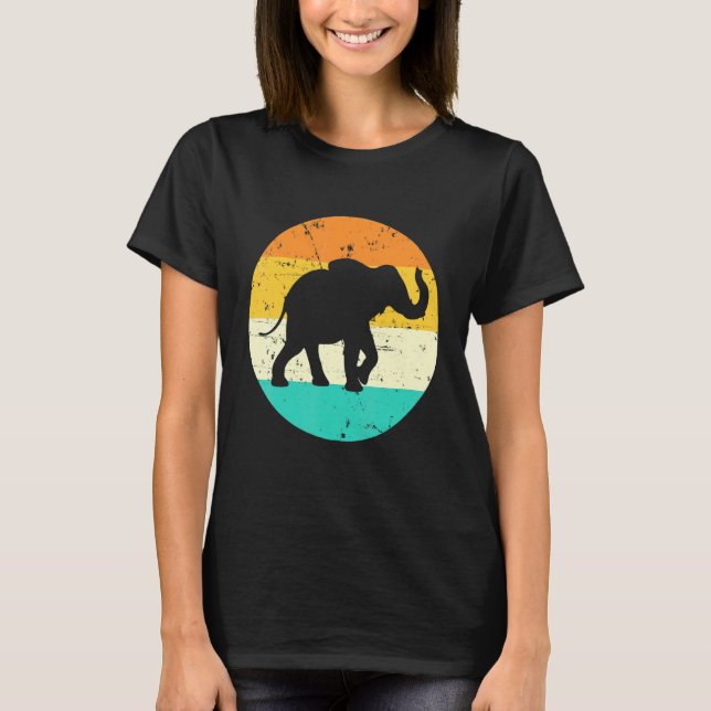 Elephant Who Loves Animals 29 T-Shirt (Front)