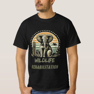 Elephant Wildlife - Wildlife Rehabilitation  T-Shirt