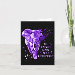 Elephant Will Remember For You World Heimerheimer Card