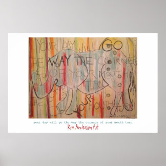 Elephant Wisdom Poster