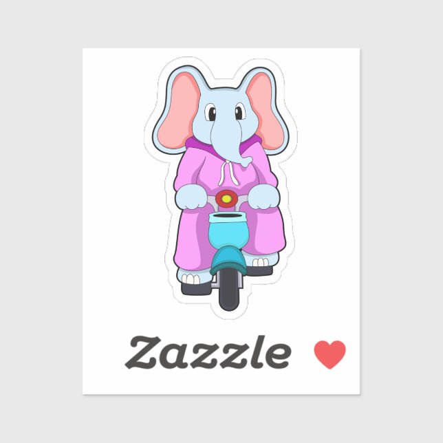 Elephant with Bicycle (Sheet)