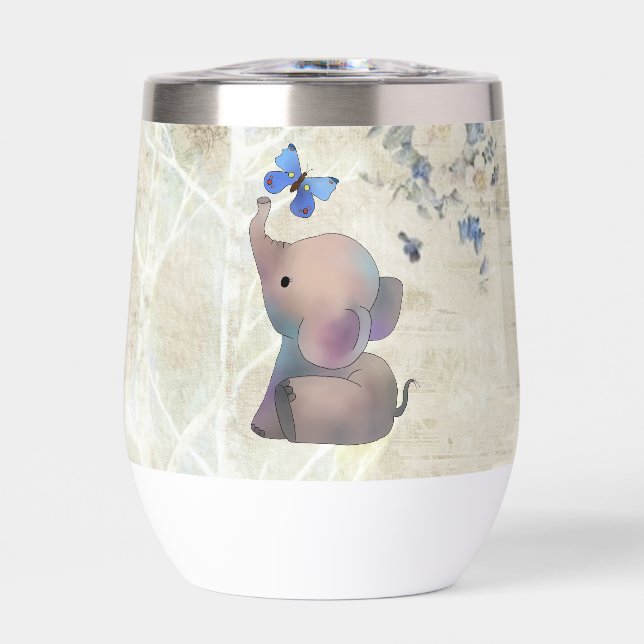 Elephant with butterfly (Front)