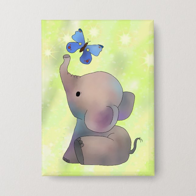 Elephant with butterfly (Front)