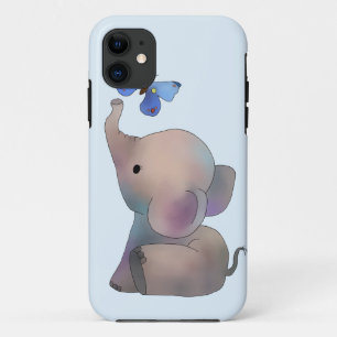 Elephant with butterfly Case-Mate iPhone case