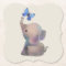 Elephant with butterfly