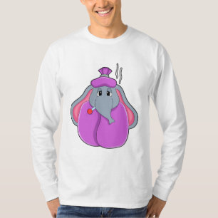 Elephant with Fever thermometer T-Shirt