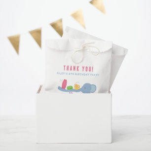Elephant with Gifts Kids Birthday Party Favor Bag