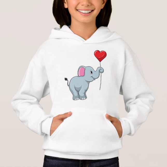 Elephant with Heart Balloon (Front)