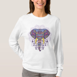 Elephant With Mandala T-Shirt
