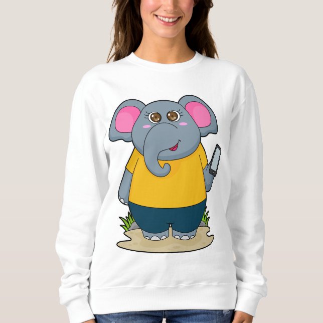 Elephant with Mobile Sweatshirt (Front)