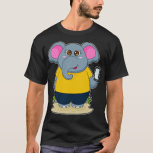 Elephant with Mobile T-Shirt